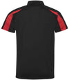 JC043 Jet Black/Fire Red Back